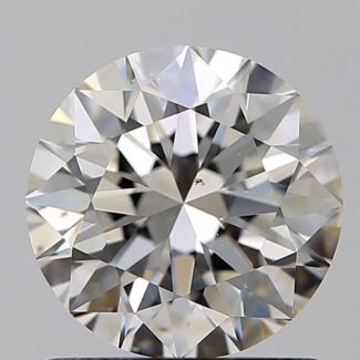 1.01 Carat Round H SI1 EX GIA Natural Diamond