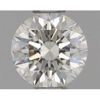 0.45 Carat Round H VVS2 EX IGI Natural Diamond