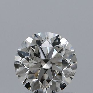 0.70 Carat Round I SI2 VG EX GIA Natural Diamond