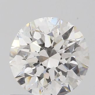 0.70 Carat Round G SI1 EX VG GIA Natural Diamond