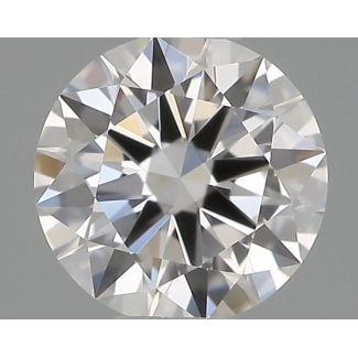 0.31 Carat Round E VVS1 EX GIA Natural Diamond