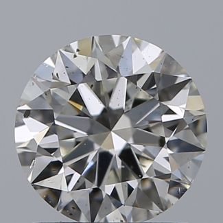 1.04 Carat Round H SI2 EX GIA Natural Diamond