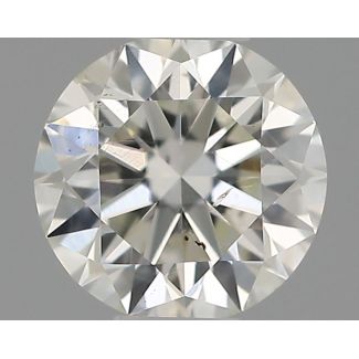 0.3 Carat Round F SI1 EX VG IGI Natural Diamond