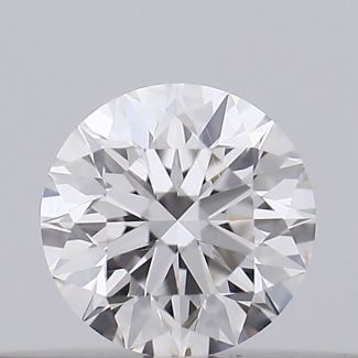 0.18 Carat Round F VVS2 EX VG GIA Natural Diamond