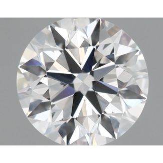 0.62 Carat Round E VVS1 EX GIA Natural Diamond