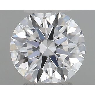 0.23 Carat Round D VVS2 EX GIA Natural Diamond