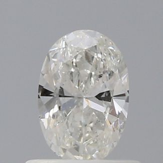 0.51 Carat Oval H VS2 - VG IGI Natural Diamond