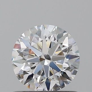 0.7 Carat Round D VVS2 EX GIA Natural Diamond