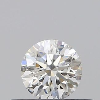 0.31 Carat Round H IF EX GIA Natural Diamond