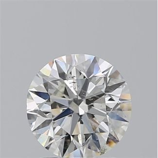 1.5 Carat Round H SI2 EX VG GIA Natural Diamond