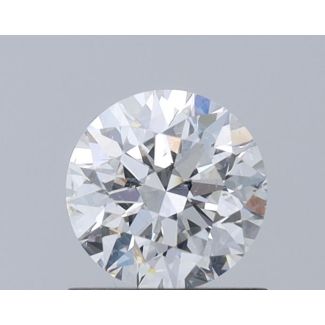 0.81 Carat Round F SI1 EX GIA Natural Diamond