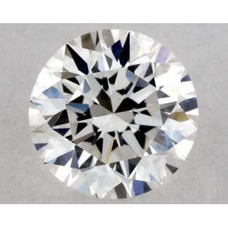 0.4 Carat Round F VVS2 EX GIA Natural Diamond