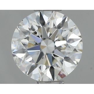 0.61 Carat Round H SI1 EX GIA Natural Diamond