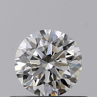 0.41 Carat Round H VS1 VG EX GIA Natural Diamond