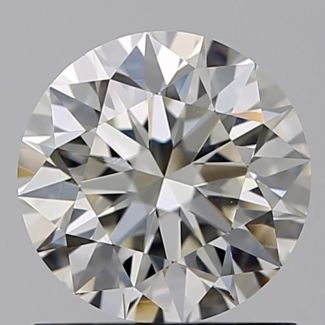 0.80 Carat Round I VS1 EX GIA Natural Diamond