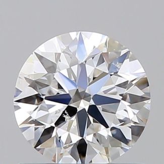 0.70 Carat Round D SI2 VG EX GIA Natural Diamond