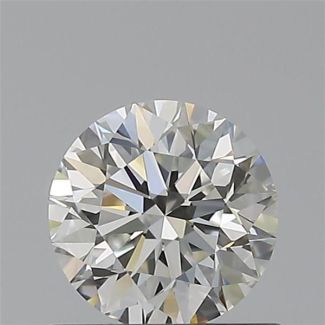 0.60 Carat Round H VVS2 EX GIA Natural Diamond