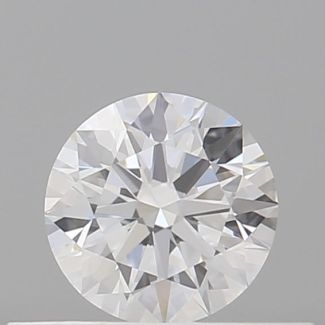 0.35 Carat Round D VVS1 EX GIA Natural Diamond