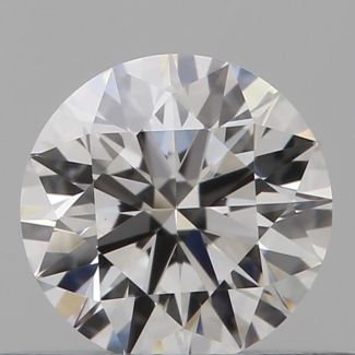 0.36 Carat Round F VVS1 EX GIA Natural Diamond