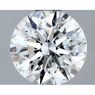 0.36 Carat Round E SI1 EX GIA Natural Diamond