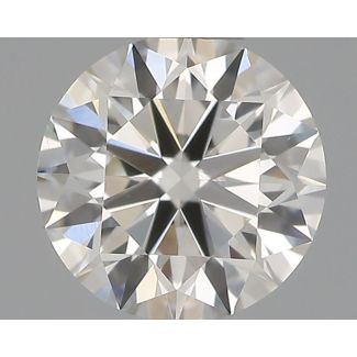 0.4 Carat Round H VS1 EX IGI Natural Diamond