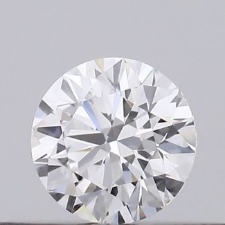 0.21 Carat Round D IF EX GIA Natural Diamond