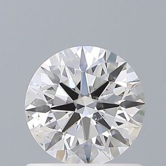 0.72 Carat Round D SI1 EX GIA Natural Diamond