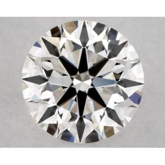 0.4 Carat Round H VVS1 EX GIA Natural Diamond