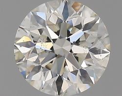 0.57 Carat Round I SI1 EX GIA Natural Diamond