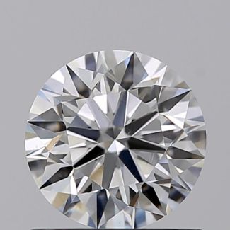 0.71 Carat Round F VS1 EX GIA Natural Diamond