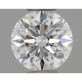 0.33 Carat Round G VVS1 EX IGI Natural Diamond