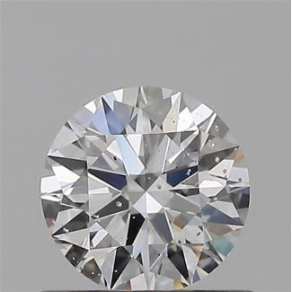 0.51 Carat Round D SI2 EX GIA Natural Diamond