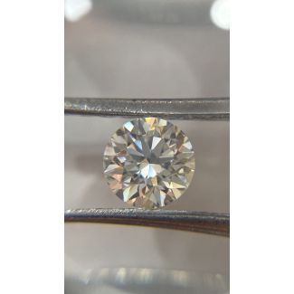 0.44 Carat Round F SI1 EX VG IGI Natural Diamond