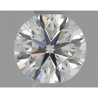 0.30 Carat Round D SI2 VG GIA Natural Diamond