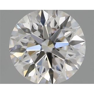 0.54 Carat Round E VS1 EX GIA Natural Diamond