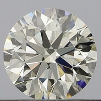 0.34 Carat Round I VVS1 EX GIA Natural Diamond