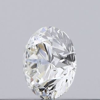 0.18 Carat Round H VVS2 EX GIA Natural Diamond