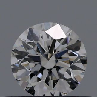 0.4 Carat Round D VS1 EX GIA Natural Diamond