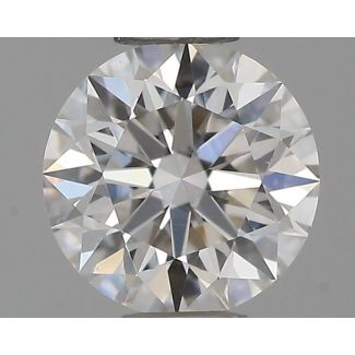 0.37 Carat Round F VS1 EX GIA Natural Diamond