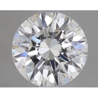 0.95 Carat Round E VVS1 EX GIA Natural Diamond