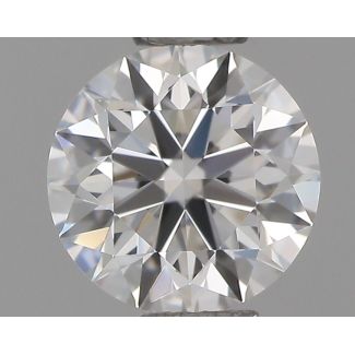 0.43 Carat Round E VVS1 EX GIA Natural Diamond