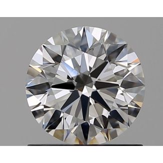 0.9 Carat Round E VVS2 EX GIA Natural Diamond