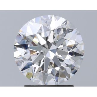 2.27 Carat Round G SI1 EX GIA Natural Diamond