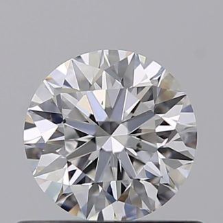 0.51 Carat Round D SI1 EX GIA Natural Diamond