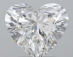 2.01 Carat Heart G SI1 - EX GIA Natural Diamond