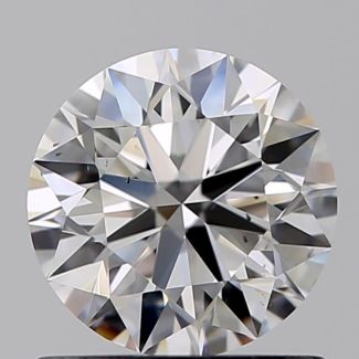 0.82 Carat Round E SI1 EX GIA Natural Diamond