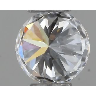 0.19 Carat Round E VVS1 EX VG GIA Natural Diamond