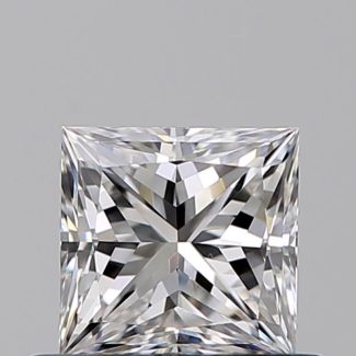 0.50 Carat Princess D VS1 - EX G GIA Natural Diamond