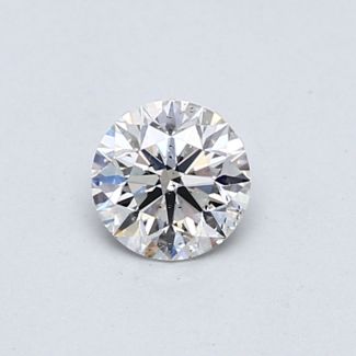 0.45 Carat Round E SI2 EX GIA Natural Diamond