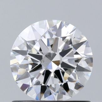 0.84 Carat Round F VS1 EX GIA Natural Diamond